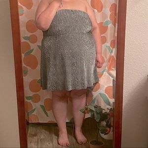 Strapless party dress